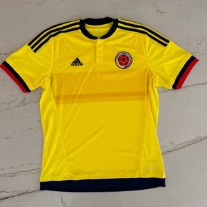 Adidas Columbia 2015 Home Soccer Jersey Mens Size Large Climacool